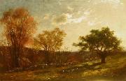 Charles Furneaux Landscape Study, Melrose, Massachusetts, oil painting by Charles Furneaux Germany oil painting artist